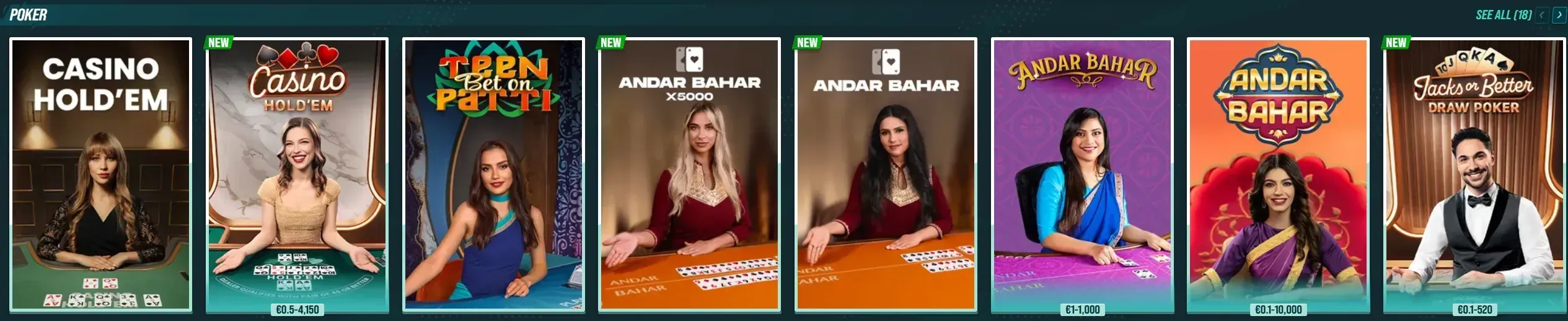 Golisimo Casino live poker